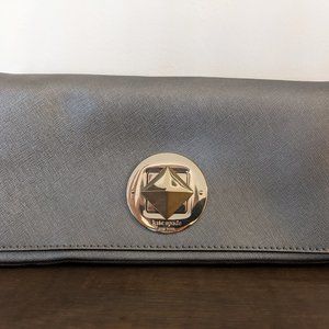 Kate Spade Silver Clutch